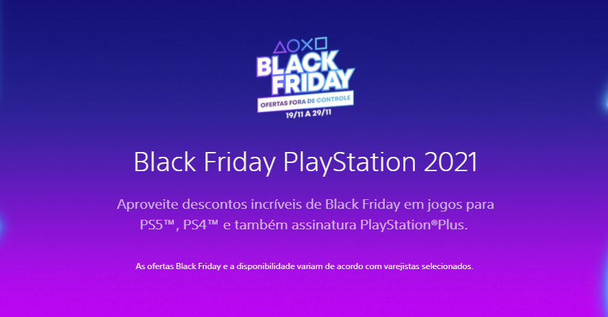 Black Friday da PlayStation